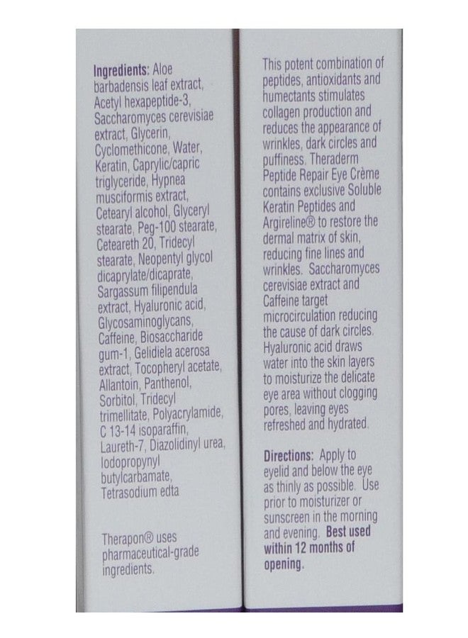 Theraderm Peptide Repair Eye Crème - Image 2